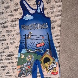 Team Pennsylvania national dual team singlet